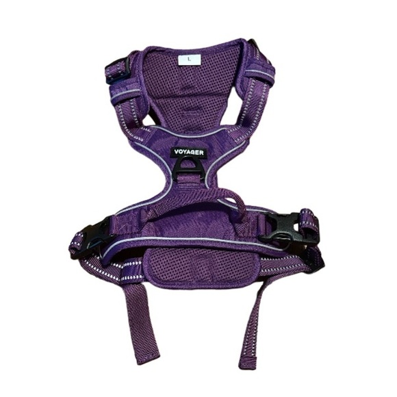 Dog harness purple large NEW adjustable - Picture 1 of 2